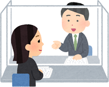 就職相談のイラスト1枚目です